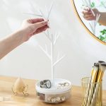 Organisateur de bijoux en forme d'arbre, idéal pour colliers