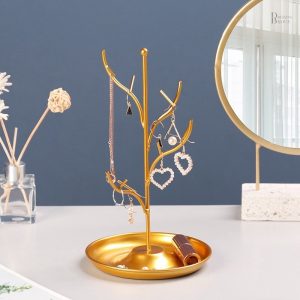 Arbre à bijoux élégant pour un rangement organisé