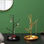 Organisateur de bijoux en forme d'arbre pratique