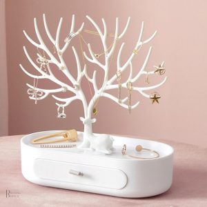 Arbre à Bijoux avec Tiroir