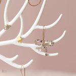 Arbre à bijoux contemporain avec tiroir
