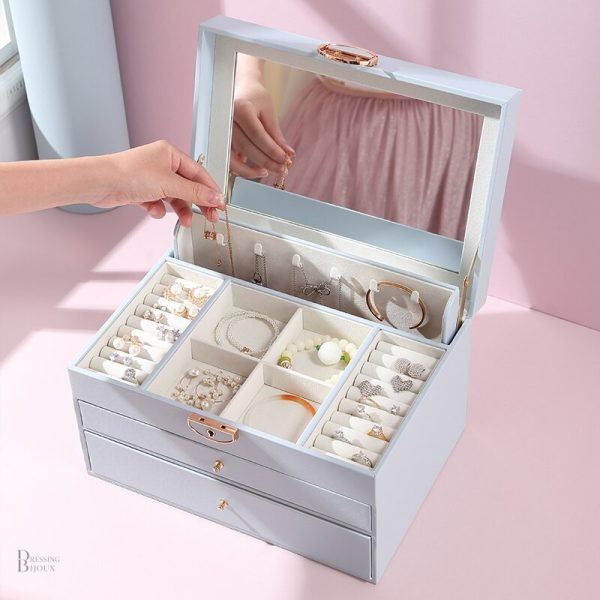 Boîte à Bijoux sécurisée pour rangement élégant