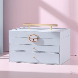 Rangement à bijoux avec serrure pour protection