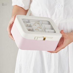 Élégante boîte à bijoux pour une présentation soignée de vos trésors