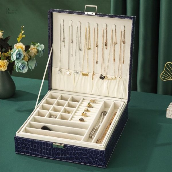Boîte à bijoux pratique pour un accès facile