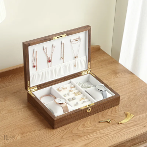Boîte à bijoux classique élégante pour rangement