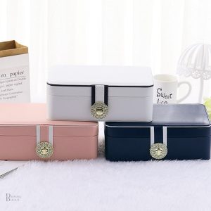 Solution de rangement pour bijoux avec compartiments adaptés