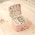 Coffre à bijoux pour filles, design amusant et fonctionnel