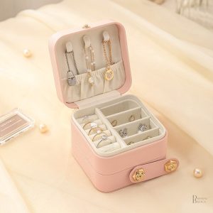 Coffre à bijoux pour filles, design amusant et fonctionnel