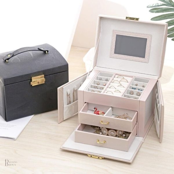 Organisateur de bijoux spacieux pour un rangement optimal