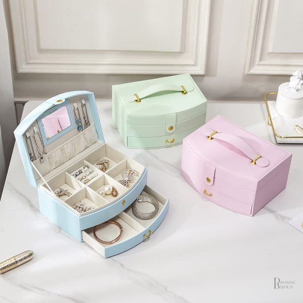 Rangement compact pour bijoux, idéale pour voyage