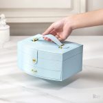 Boîte à bijoux petite, solution de rangement esthétique