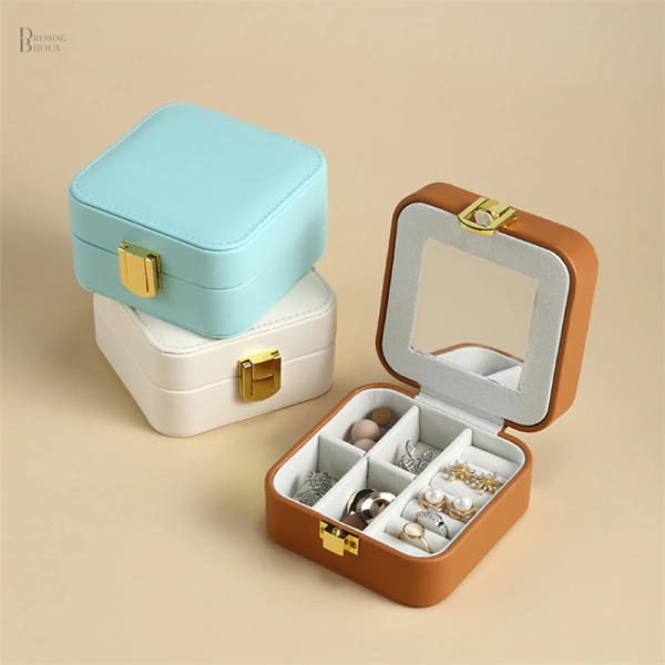 Coffret à bijoux avec compartiments, facile à organiser