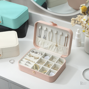 Coffret à bijoux pratique pour rangement en voyage