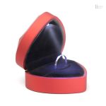Boîte à bijou cœur, parfaite pour offrir une bague