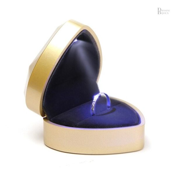 Écrin à bague romantique, cadeau idéal pour amoureux