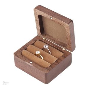 Écrin pour bagues de fiançailles élégant et raffiné
