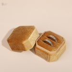 Coffret à bague au look moderne et intemporel
