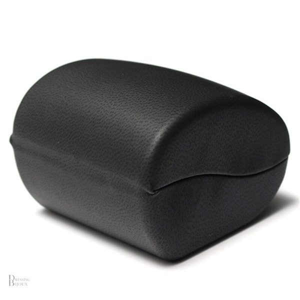 Boîte à bague noire, protection et style pour bijoux