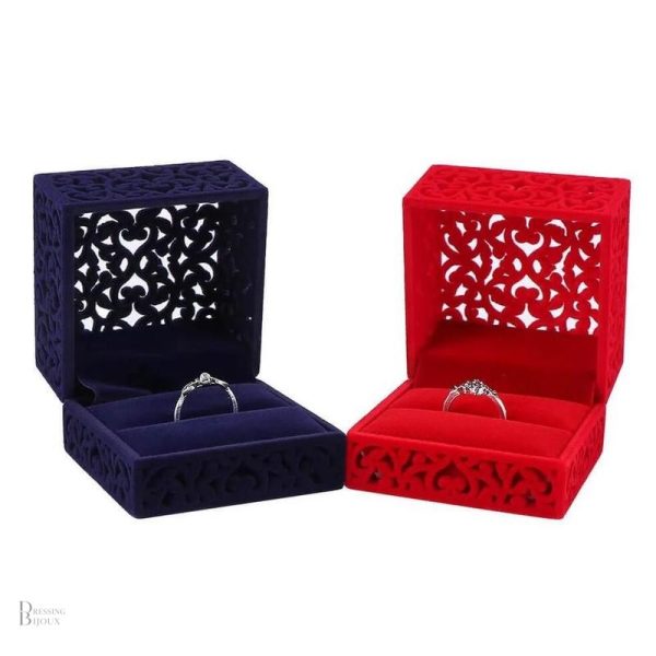 Boîte à Bague originale, idéale pour offrir ou ranger des bijoux