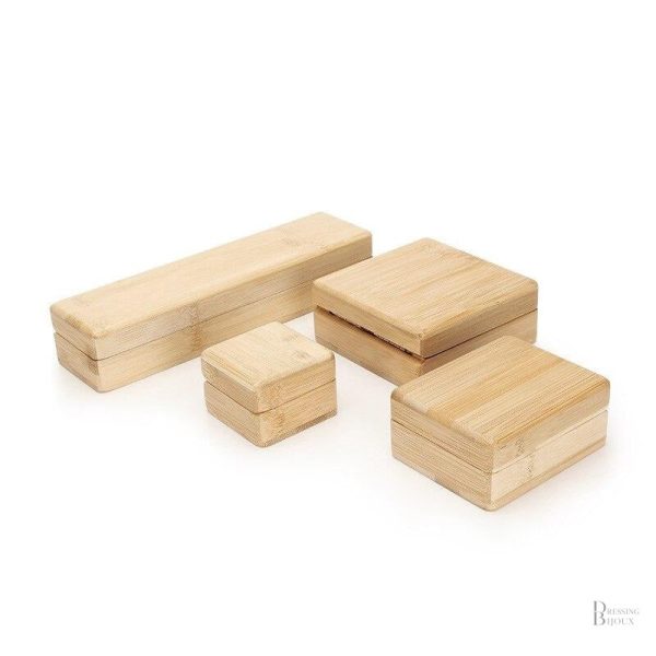 Boîte à bijoux en bois pour bagues
