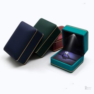 Boîte de rangement pour bijoux en lumière douce