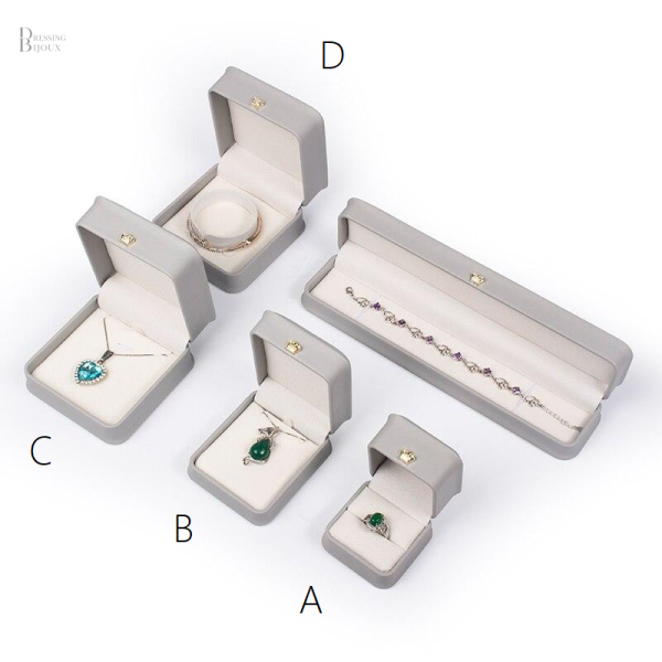 Boîte à bijoux élégante pour bagues