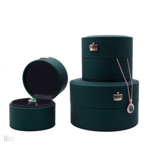 Écrin Bijoux Rond pour bague élégant et pratique