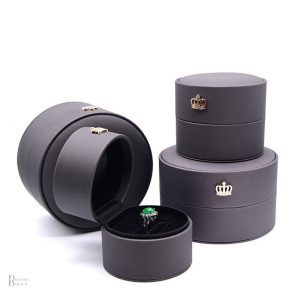 Écrin à bijoux rond, parfait pour ranger vos bagues