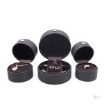 Coffret rond pour bague, un accessoire de rangement raffiné