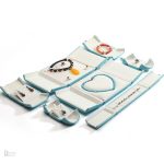 Boîte à bijoux élégante en bleu