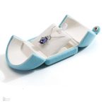 Coffret bleu pour bijoux précieux
