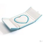 Coffret à bijoux bleu tendance