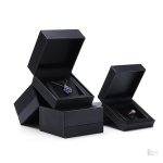 Écrin Bijoux Noir pour bague élégante