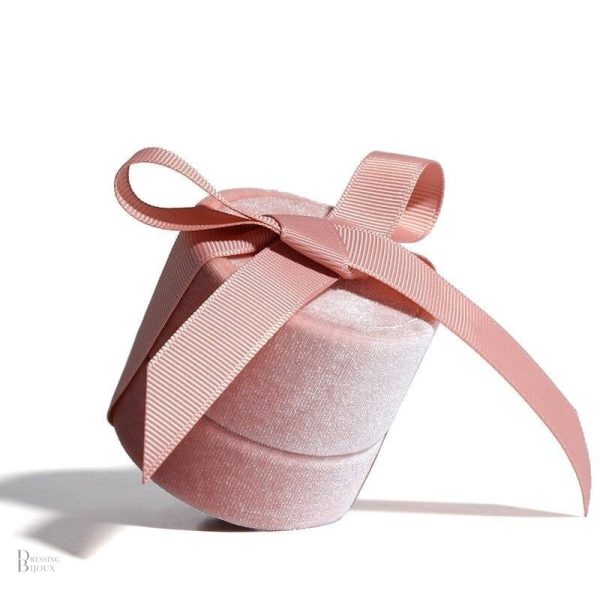 Écrin Bijoux Rose pour bague élégante