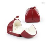 Écrin Rouge pour bagues, design raffiné