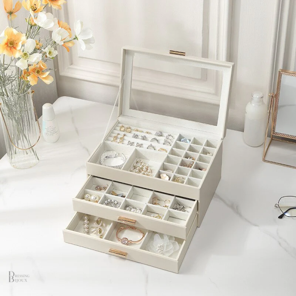 Rangement pratique pour vos bijoux précieux